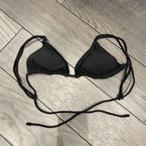 Black Plain “Strapy” Bikini Top